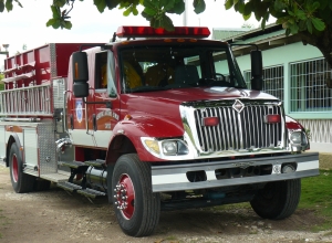 Camion de pompiers de la ville des Cayes