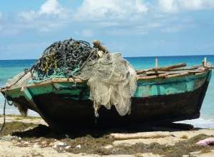 Pêcheurs sur l'Anse d'Azur